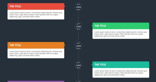 38+ Best CSS Timelines For Better Presentation - Templatefor