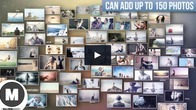 3D Photos – After Effects Slideshow Template