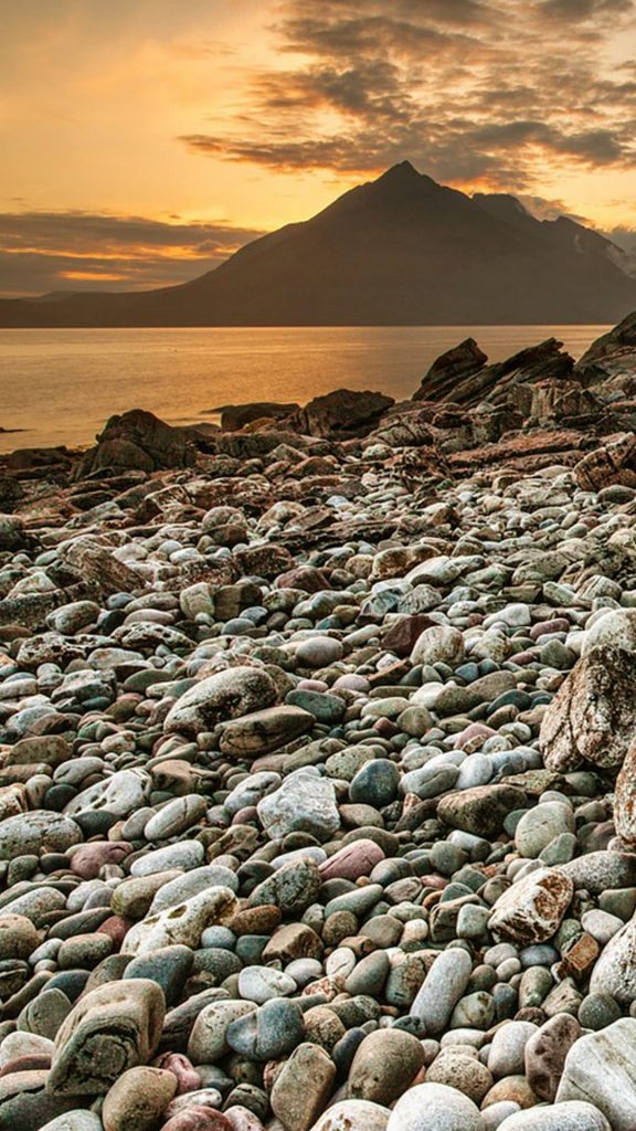 1080×1920- Stone Near Beach HD iPhone