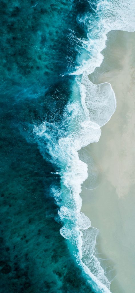 Beautiful Transparent Beach iPhone X Wallpaper-1125x2436