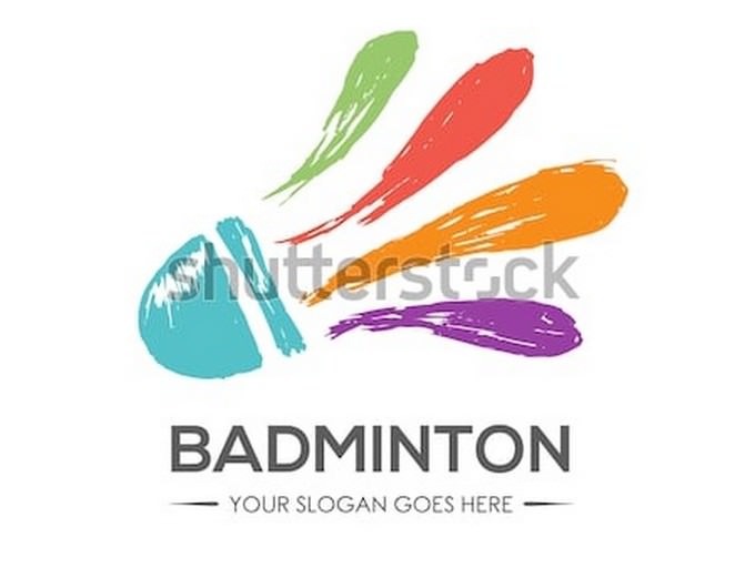 Colorful Badminton Logo design