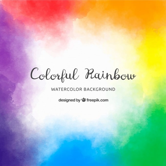 Colorful Rainbow Background Free