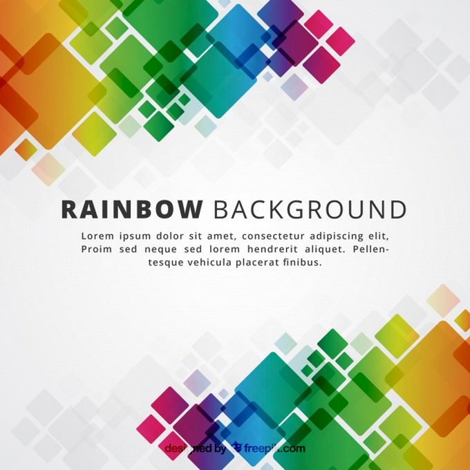 Colorful Rainbow Background