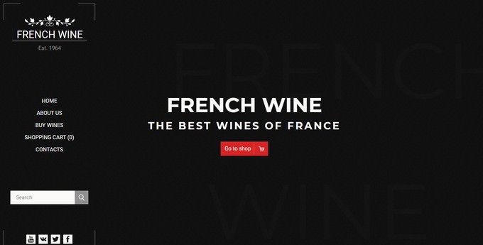 French Wine — Responsive Magento 2 Theme
