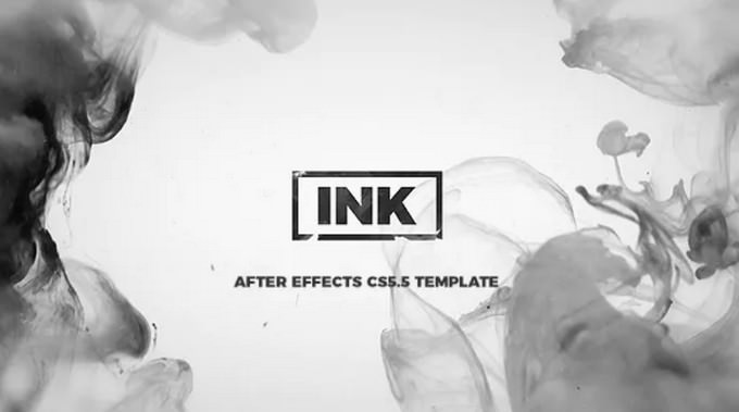 INK Titles – After Effects Slideshow Template