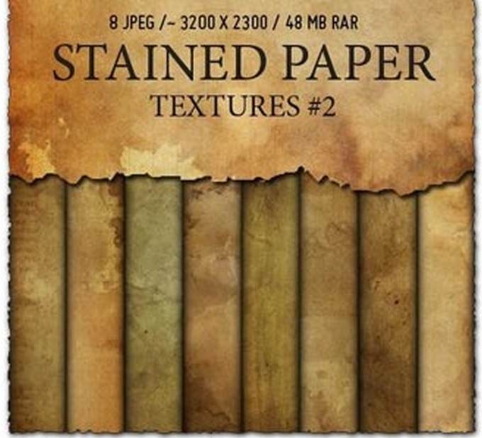 Stained Paper Textures
