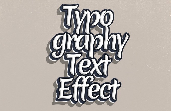 Typography PSD Text Effect
