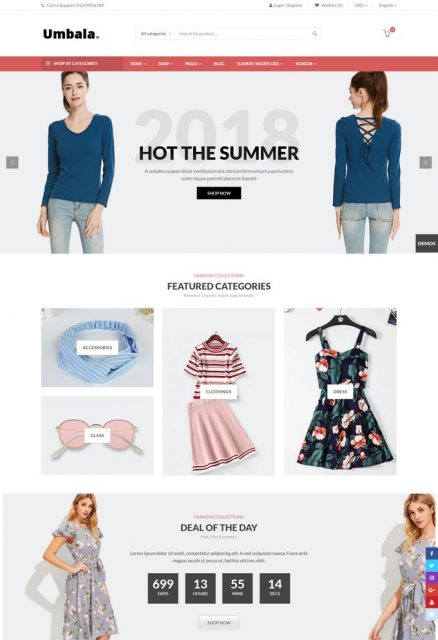 30+ Best Fashion WordPress Themes For E commerce Store 2019 - Templatefor