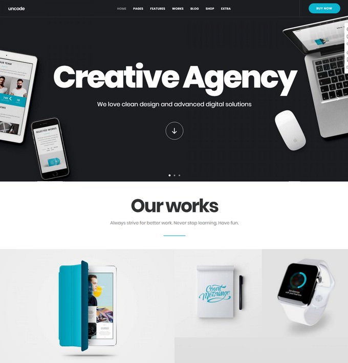 Uncode - Creative Agency WordPress Theme