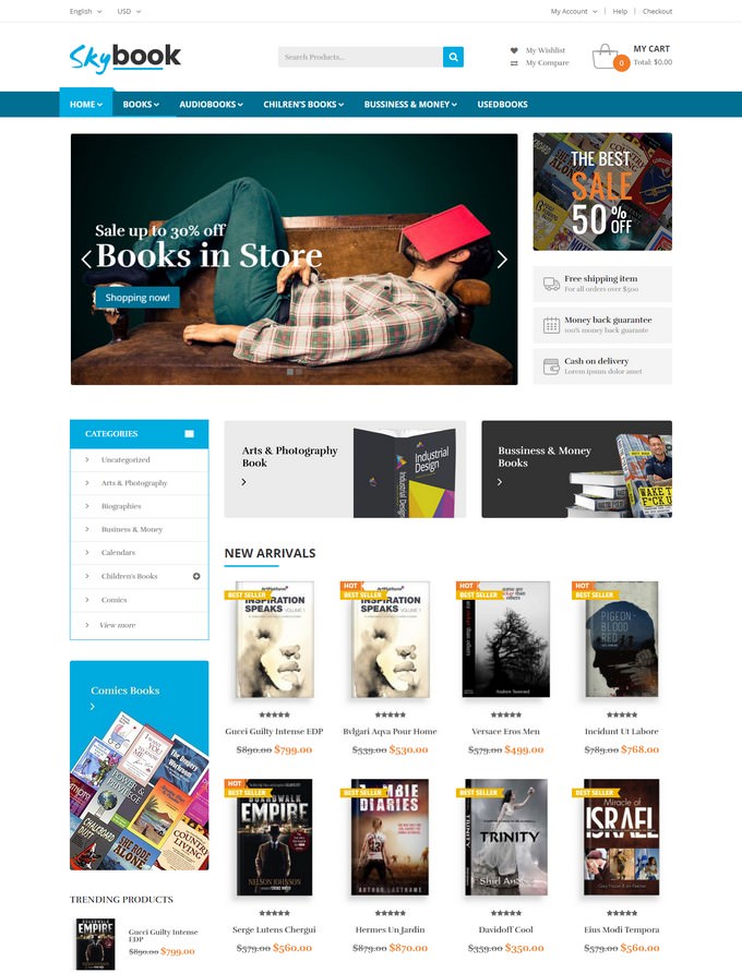 VG Skybook - WooCommerce Theme For Book Store