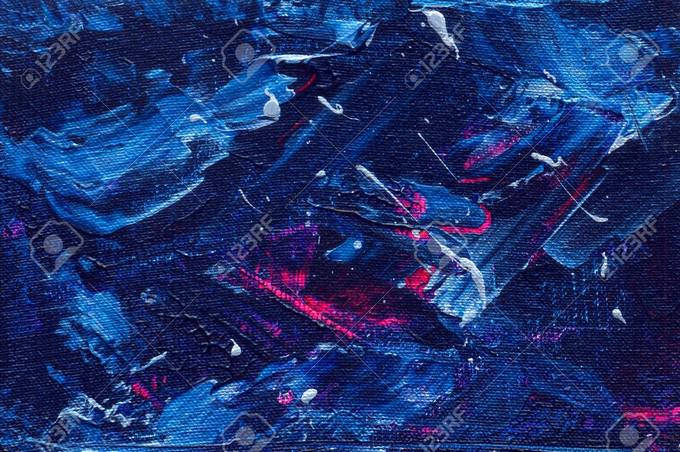 Abstract Texture of Acrylic Paint