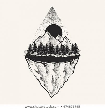 10+ Beautiful Mountains Drawing For Inspiration - Templatefor