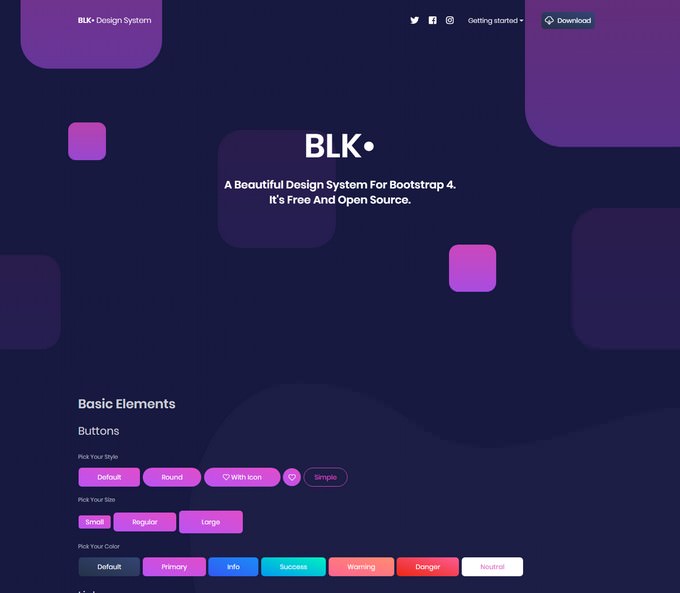 BLK Design System Bootstrap Template