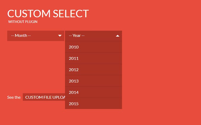 25+ Amazing CSS Select Boxes 2019 - Templatefor