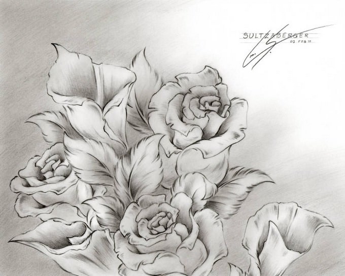 Flower Drawing 7