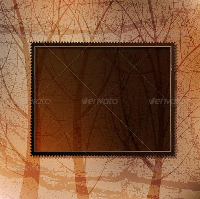 Frames on Grungy Background
