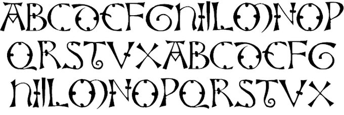 Lisbjerg Viking Style Font