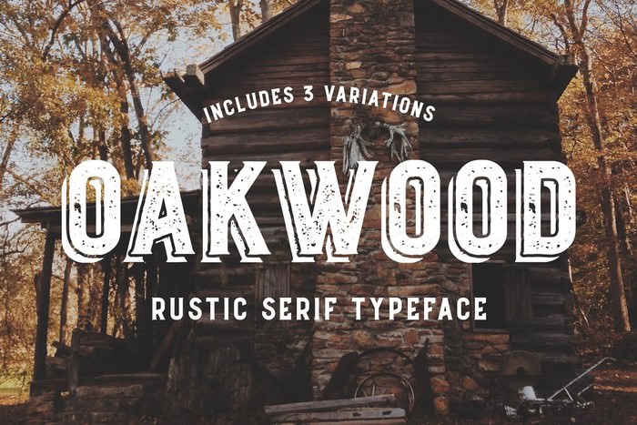 Oakwood - Rustic Font