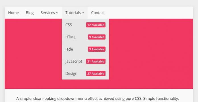 38+ Free HTML5 CSS3 JQuery DropDown Menus 2020 - Templatefor