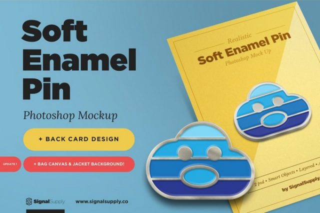 Download 19+ Best Enamel Pin Mockup PSD Templates 2020 - Templatefor