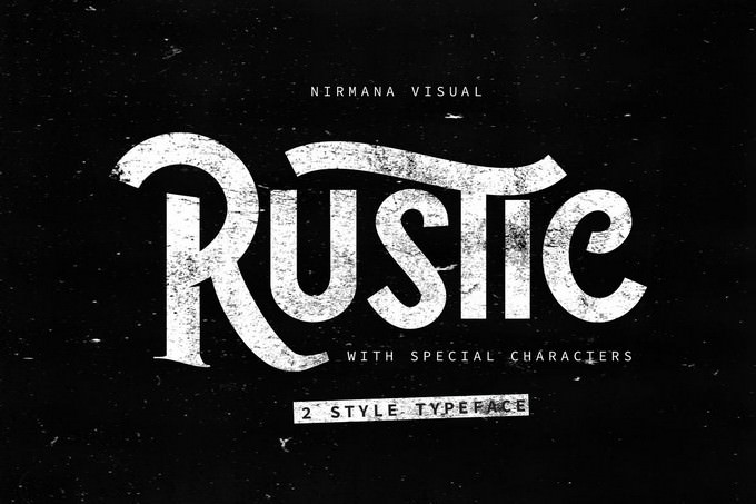 The Rustic - 2 Style Font