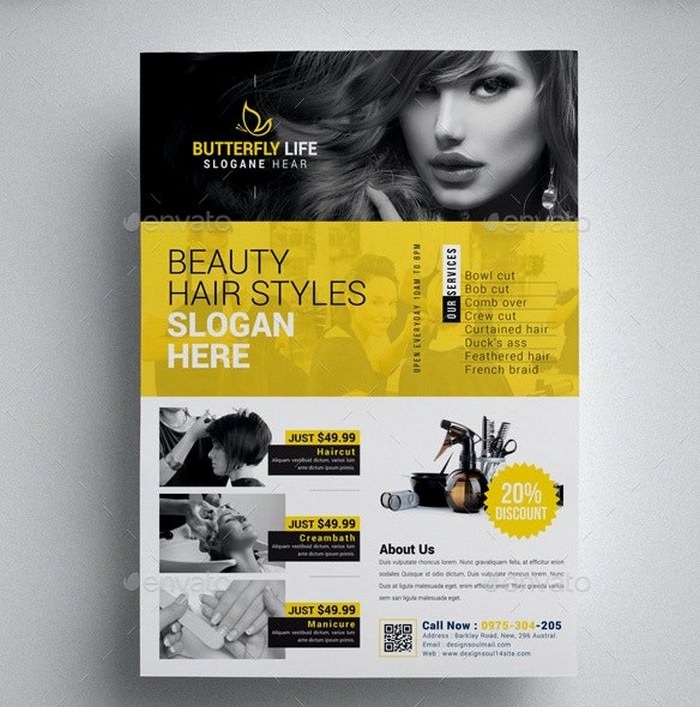 Beauty Hair Salon Flyer