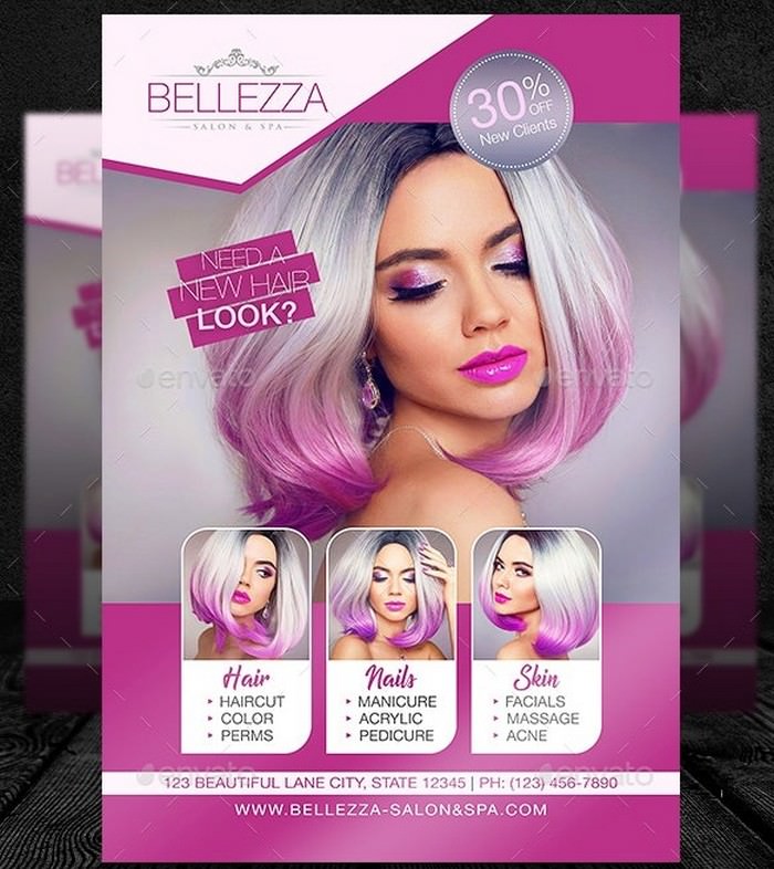 Bellezza Beauty Salon Flyer