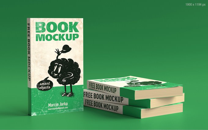 Book Cover Mockup Free