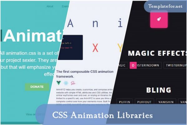 33 Best CSS Animation Libraries 2024 - Templatefor