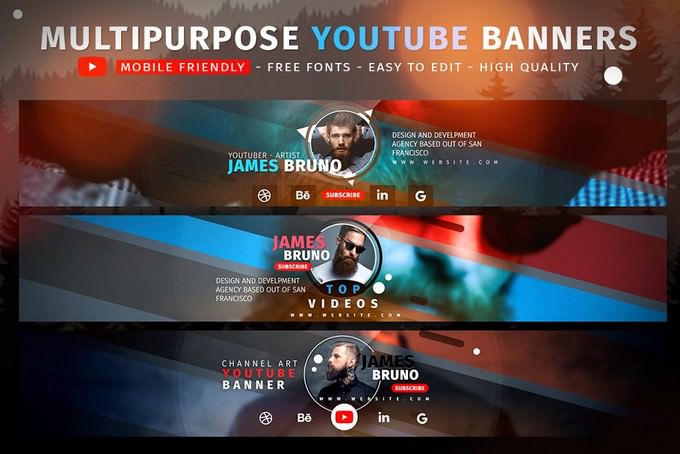 20 Amazing Youtube Mockups Templates For Brand Promotion Templatefor