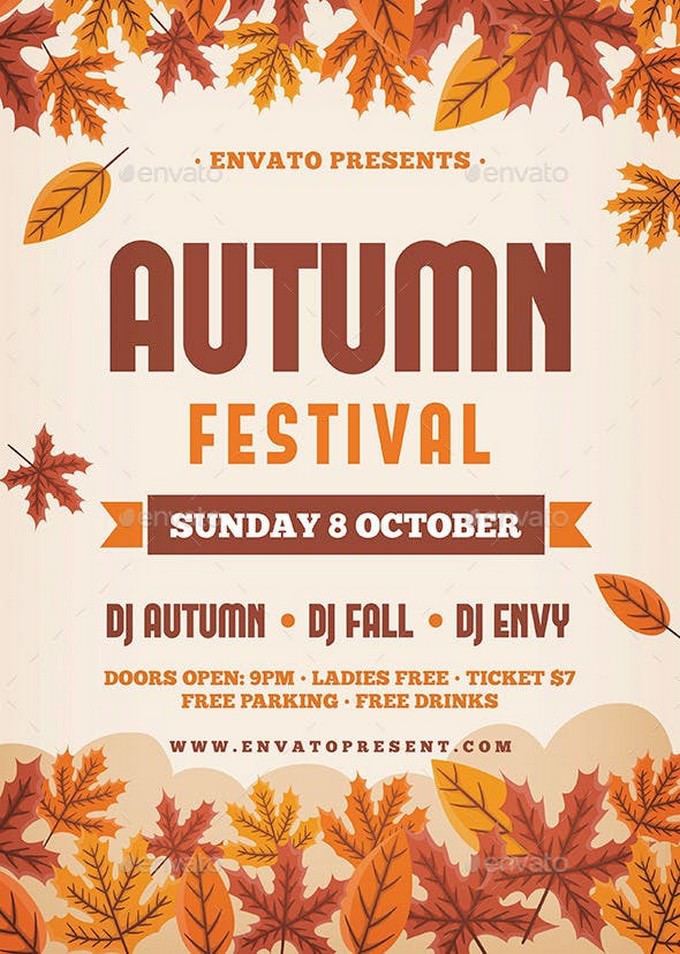 20+ Autumn Flyer Templates & Designs - PSD, AI Format - Templatefor