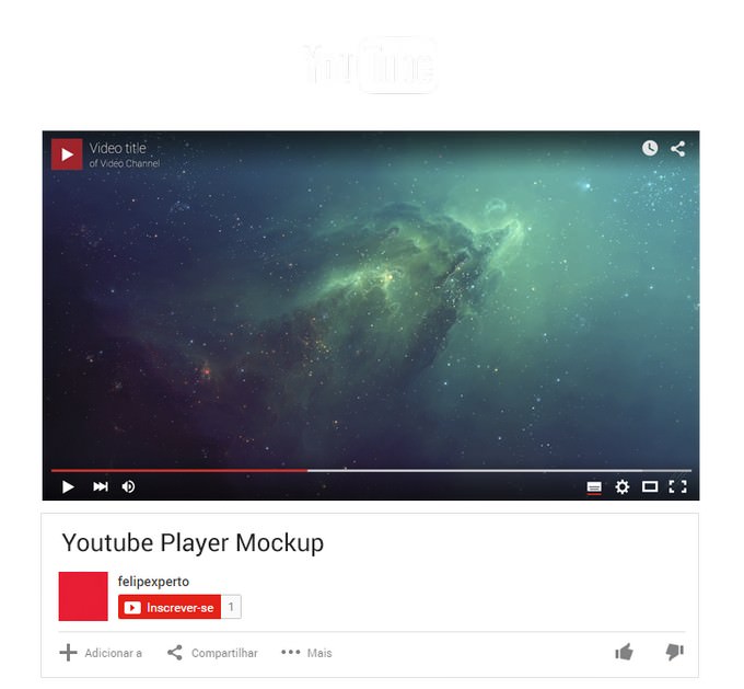 Youtube Player Mockup