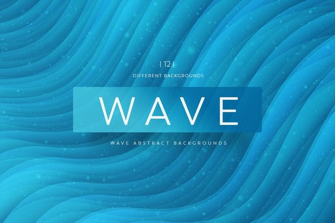 Wave Abstract Backgrounds