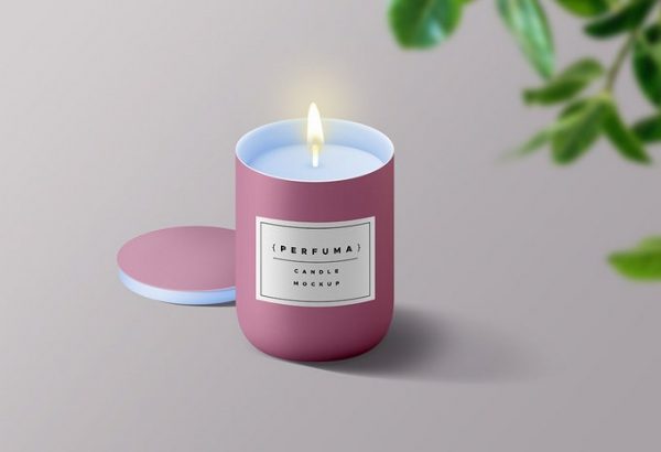 Download 20+ Creative Candle Mockup Designs & Templates - Templatefor