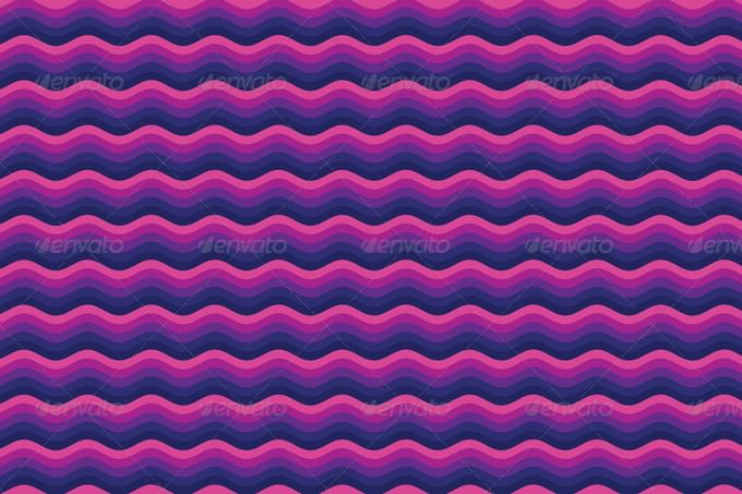 Flat Multicolored Waves