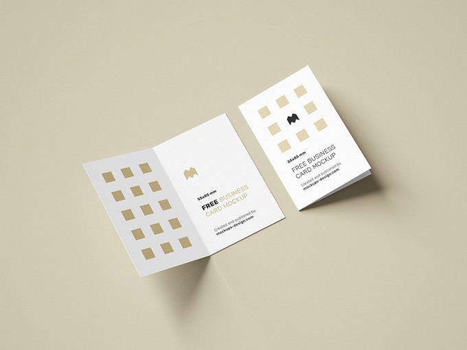 Free Folded Business Card