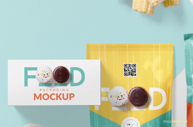Food Packaging Mockup PSD