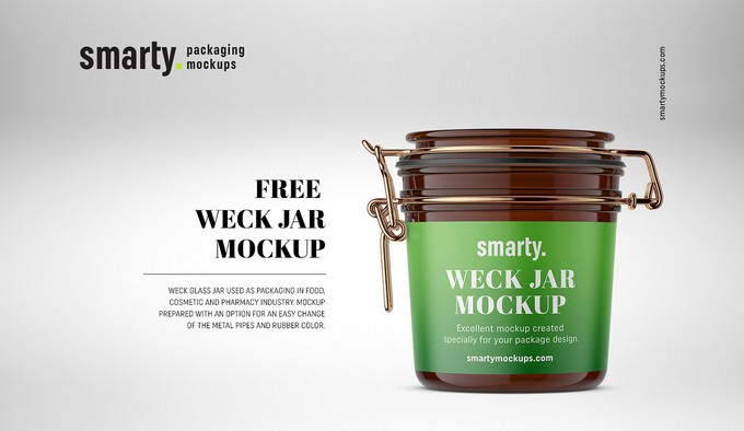 Weck jar Mockup
