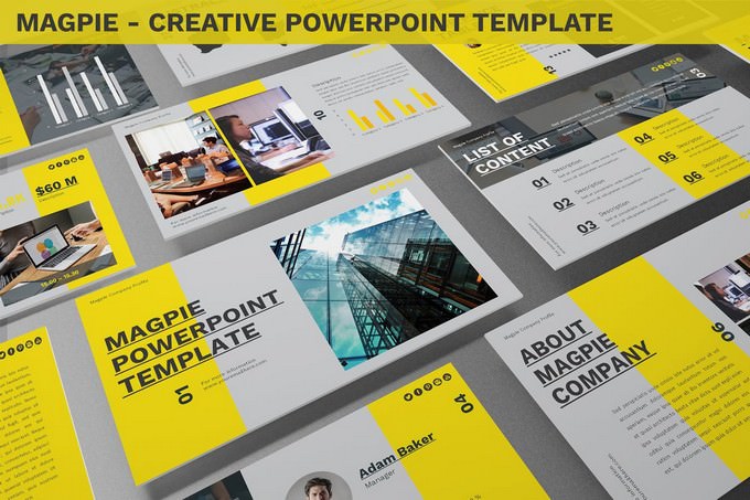 Magpie Powerpoint Template