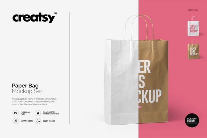 Download 30 Best Paper Bag Mockups Psd Templates 2019 Templatefor