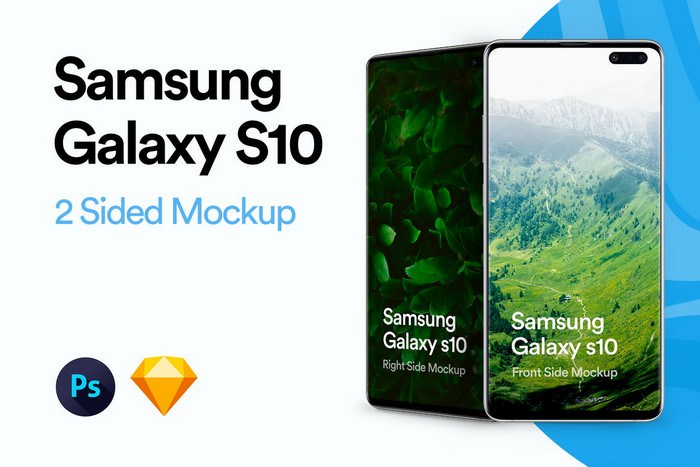Samsung Galaxy S10 Mockup