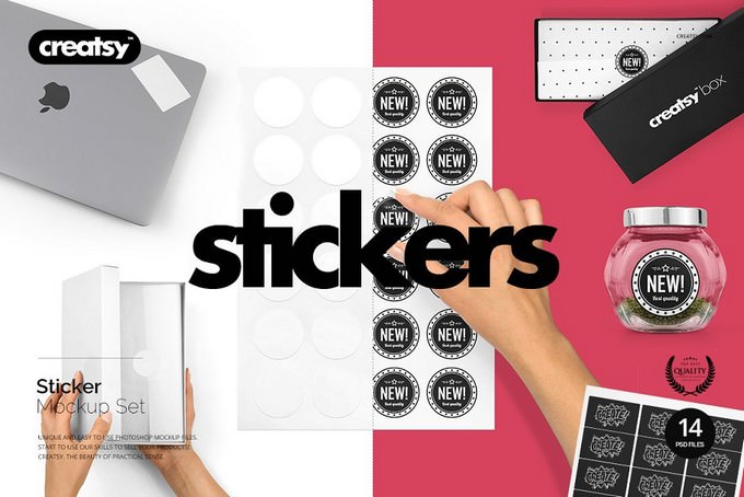 37+ Best Sticker Mockup PSD Templates 2020 - Templatefor