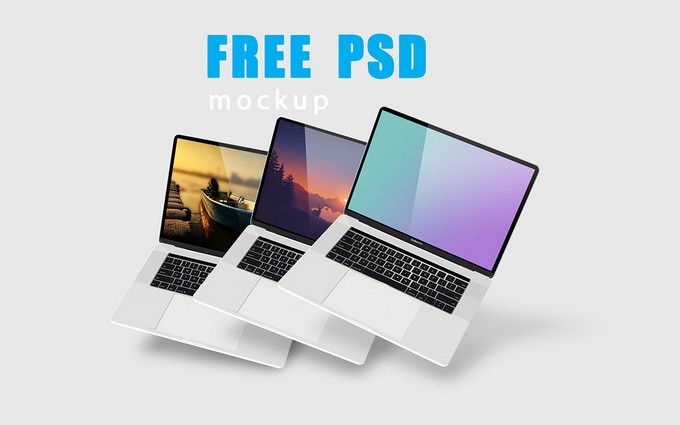 Free Macbook Pro PSD