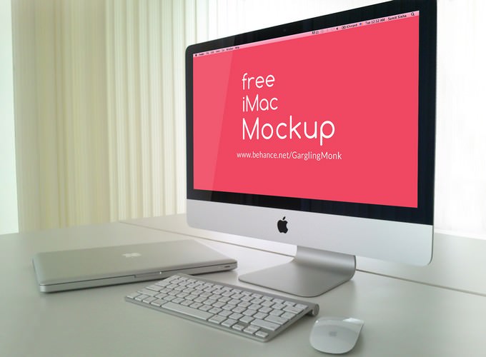 Free PSD iMac Mockup PSD