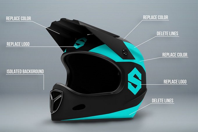 Download 22+ Realistic Helmet Mockup PSD Templates 2019 - Templatefor