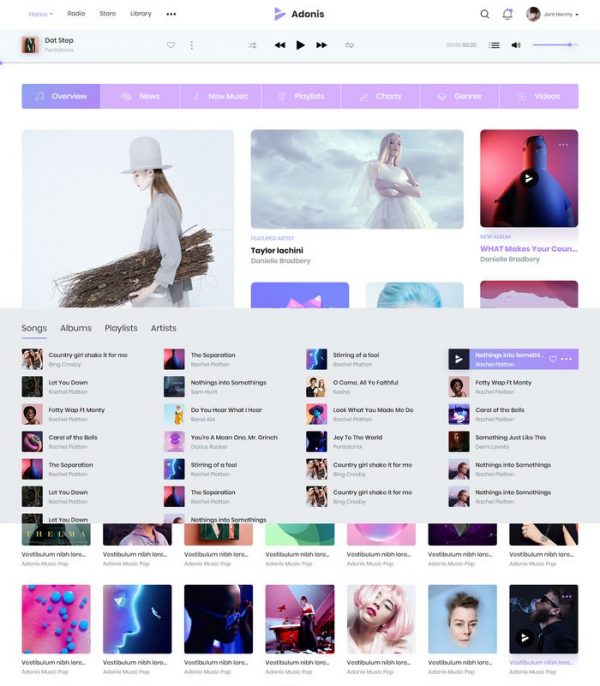 35+ Awesome Music HTML5 Website Templates 2019 - Templatefor