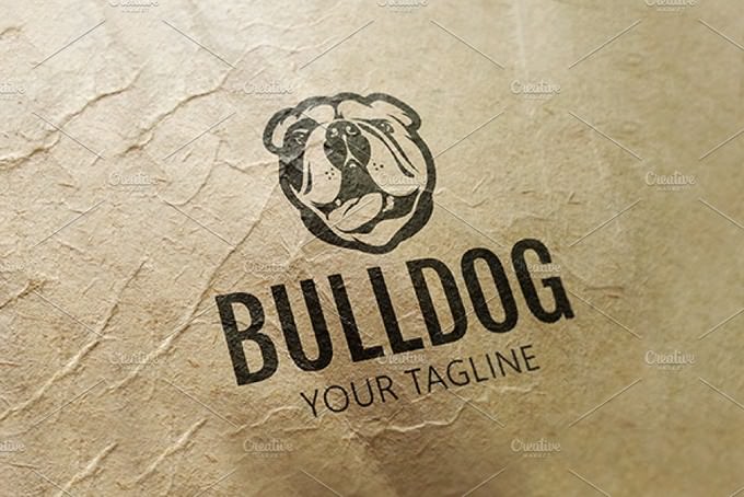 Bulldog Logo Template