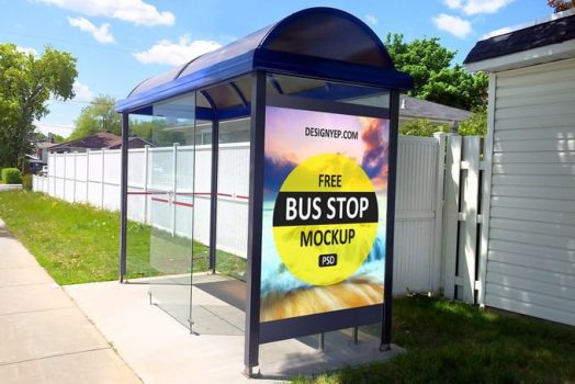 Download 20 Stunning Bus Stop Advertising Mockup Templates 2019 Templatefor