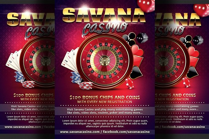 Casino flyer Template