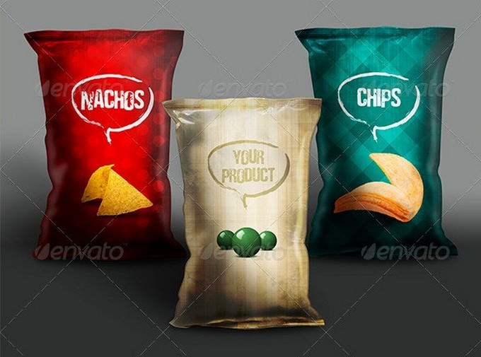 Foil Pouch Packaging Mock-Up